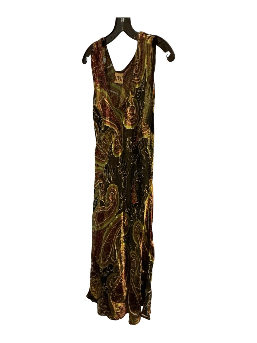 Sleeveless silky Maxi Dress Multi colors